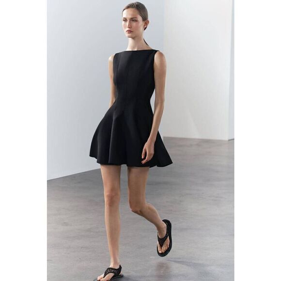 ZARA ZW COLLECTION SKATER DRESS - Picture 14 of 16